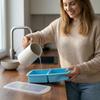 Abgedeckte Silikon-Eiswürfelform für Gefrier-Aufbewahrungsbox Eisblockform