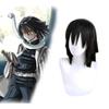 Stylish Black Layered Short Hair Wig For Cosplay Demon Slayer Kimetsu No Yaiba
