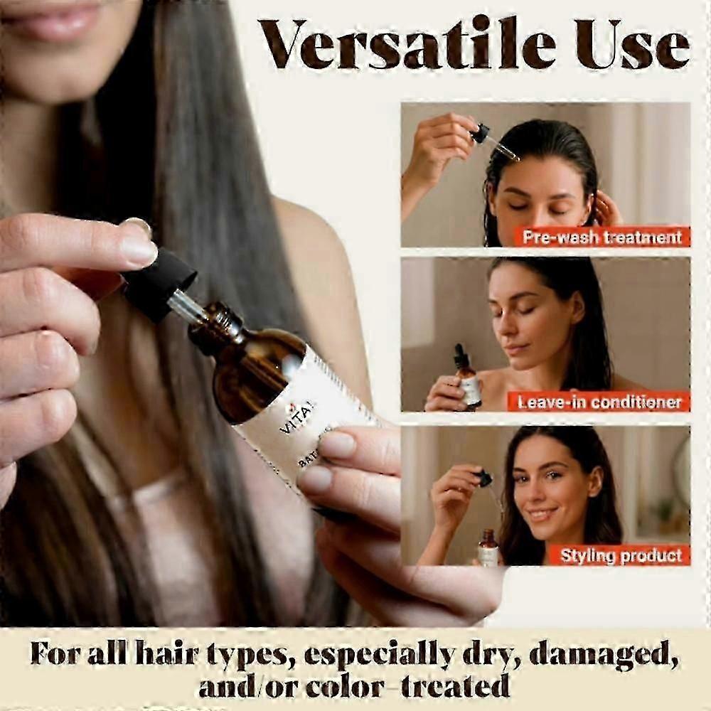 Vital Batana Hair Growth Serum Promote Hair Wellness Anti Loss Repair Damage Frizzy Strengthen Hair Root Nourishe Hair Essential Oil WSLIHV