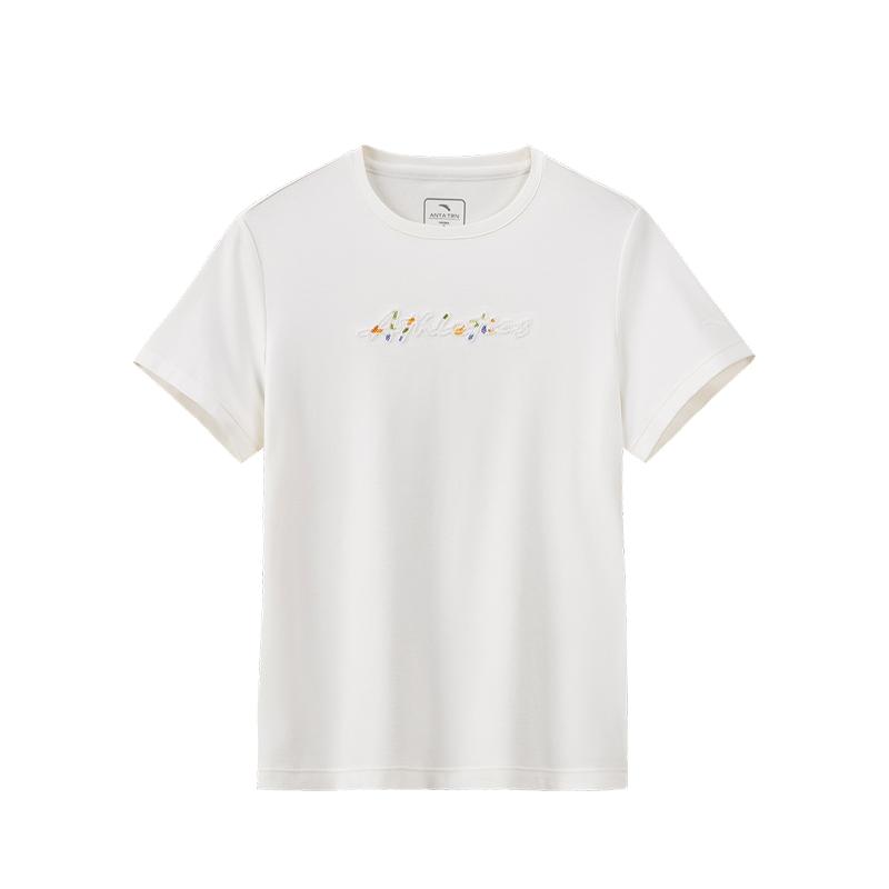 

Anta Training Series Simple Round Neck Casual Versatile Fashion Short Sleeve T-Shirt Women T-Shirts 162627117-1 2XL