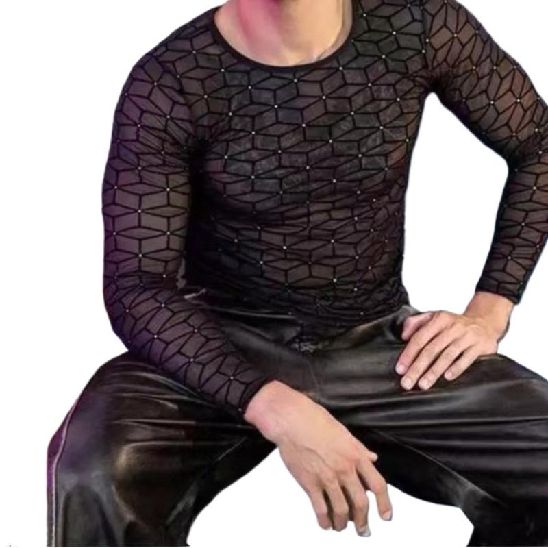 1yard*160cm Hexagonal pattern Stretchy Flocking Jacqurd Fabric Velvet Mesh African Fabrics for DIY Sewing Clothing