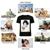 Cute Japanese Style Girl Holding Book Print Loose Sweatshirt Women's Casual Lazy Style Pullover For Spring Autumn Pure cotton T-shirt