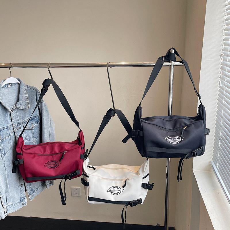 Women's Large Capacity Shoulder Bag Letter Print Crossbody Bag