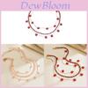 Boho Floral Beaded Necklace For Women Handmade Multilayer Summer Accessory