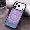 Indische Blume Henna Mandala Handyhülle für iPhone 17 16 15 Pro Max Air 14 13 12 11 Plus Stoßfeste Hülle