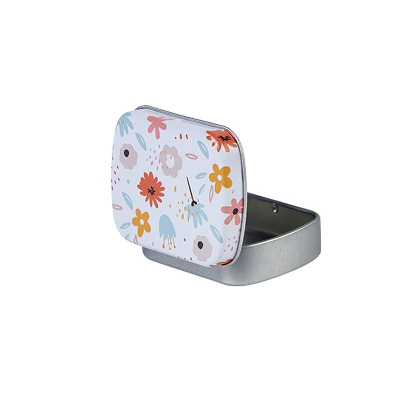 Mini Small Metal Box With Lid Hinged Flip Storage Tin Box Small Kit Case Jewelry Coin Portable Medicine box Candy Organizer