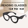 Women's Cat Eye Reading Glasses Retro Anti Blue Light Presbyopic Eyeglasses Fashion Printing Hyperopia Diopter +1.5 Óculos