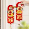 Chinese Style New Year Door Hanging Blessing Words Door Handle Decoration  Lunar New Year
