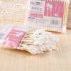 Cotton Swabs Disposable Cosmetic Cotton Swabs Double-Headed Bamboo Wooden Swabs Cleaning Cotton Swabs Bag Boxed