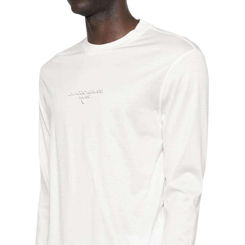 Emporio Armani Logo Round Neck Long Sleeve T-Shirt Men tops EM004345-AF107611-U0003