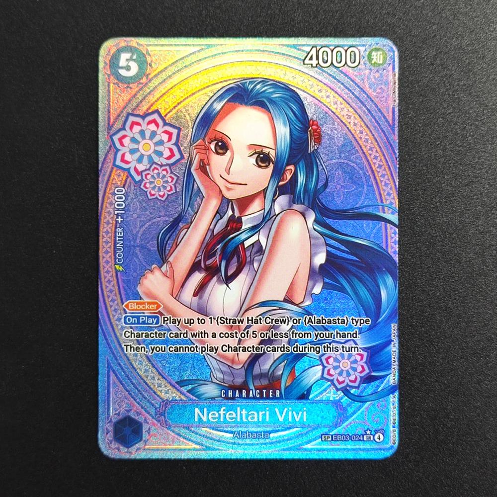 9style PROXY One Piece English Heroines Nami Robin Hancock Reiju Vivi Perona Tashigi EB03-053 Collection Otcg Anime Cards