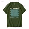 Pet Shop Boys NUOVA T-SHIRT NERA Tutte le Taglie S 4XL FR241 vintage Lavata streetwear Leggermente grafica Top Per l'Uso Quotidiano