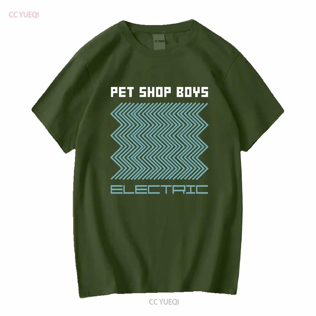 Pet Shop Boys NUOVA T-SHIRT NERA Tutte le Taglie S 4XL FR241 vintage Lavata streetwear Leggermente grafica Top Per l'Uso Quotidiano