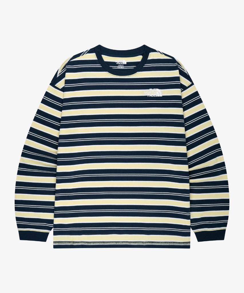 Noseupeiseu Nt7Ts03J White Label Bonbon Long Sleeve Tee Navy