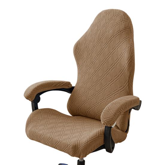 Pokrowiec na fotel gamingowy Elastyczna tkanina Odporna na zużycie Odprowadzająca wilgoć Oddychająca Dekoracyjna osłona na fotel