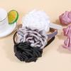 Modische Blumenstirnbänder für Frauen Stoff Kunststoff Haarreifen Satin Blumenstirnband Frauen Mädchen Kinder Haar-Accessoires