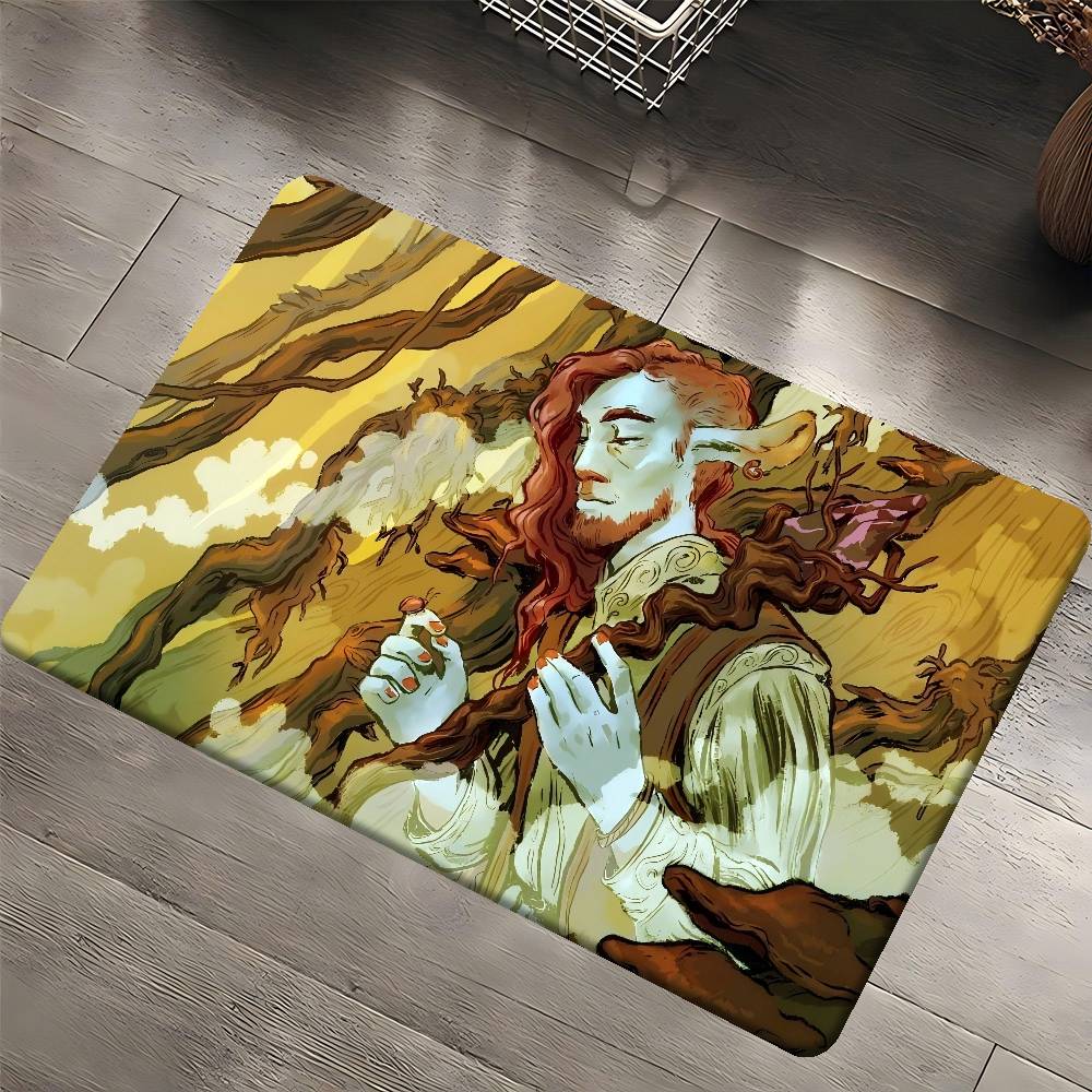 Caduceus Lera Badrumsmatta Halkfri Absorberar Vatten Lång Remsa Kudde Sovrumsmatta Välkommen Dörrmatta