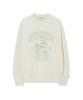 COVERNAT Palm Tree Graphic Sweatshirt Ivory