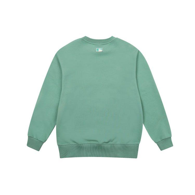 MLB Sweatshirts Unisex Green Crew Neck Moderate Regular 31MT08111-50K