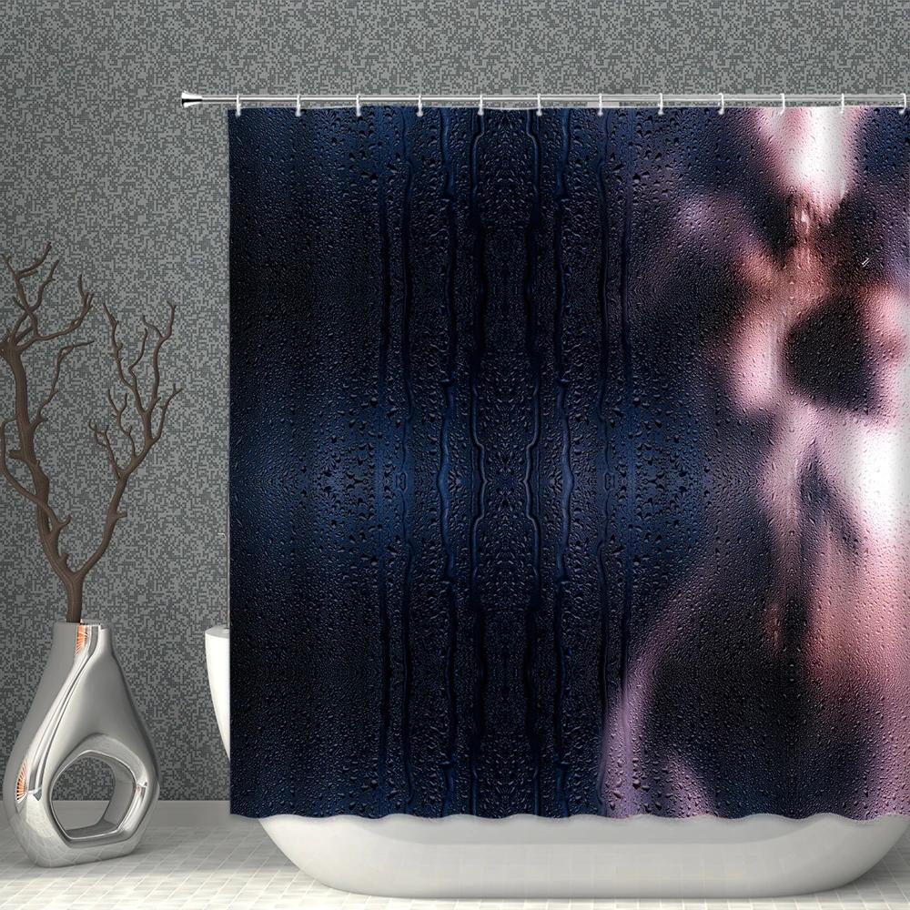 Bathroom Shower Curtain After The Rain Deep Mountains Misty Beauty Bath Polyester Household Bathtub Decoration With Hook