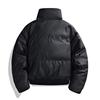 Men Street Cotton Padded Jacket Men Hooded Parkas Men Casual Loose Warm Coat Men Trendy Winter Pu Jacket Men's Clothing