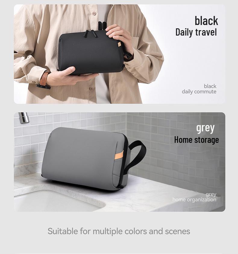 Waterproof Wet/Dry Travel Grooming Bag, Large Capacity, Portable for Business, Sports & Outdoor - Unisex