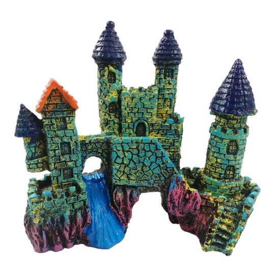 European Luxury Resin Roman Column Ornaments Aquatic Handicraft for Garden Landscaping Fish Tank Aquatic Box Accessories Bag