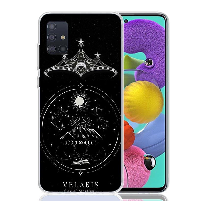 A Court of Mist Fury Sarah J Maas Phone Case For Samsung Galaxy A52 A32 A22 A12 A02S A50S A30S A51 A31 AA71 Note 20 Ultra 10 S10