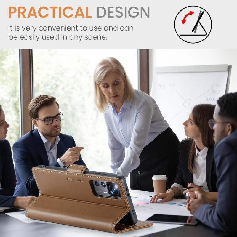 Magnetische Leder-Flip-Hülle mit Ständer und Brieftasche für XiaoMi RedMi 14C 13C 12C Note 14 13 Pro Plus 12 11 11S 10 9 10S Handyhülle