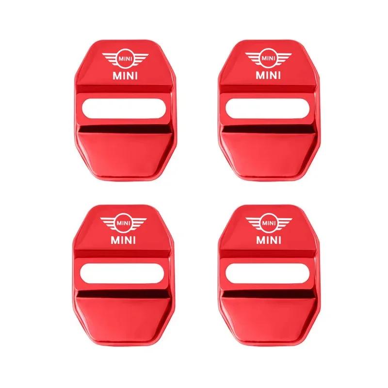 Zinc Alloy Car Door Lock Buckle Cover Protective Covers For MINI JCW Cabrio Cooper Countryman Aceman Clubman Coupe Paceman Uylez55