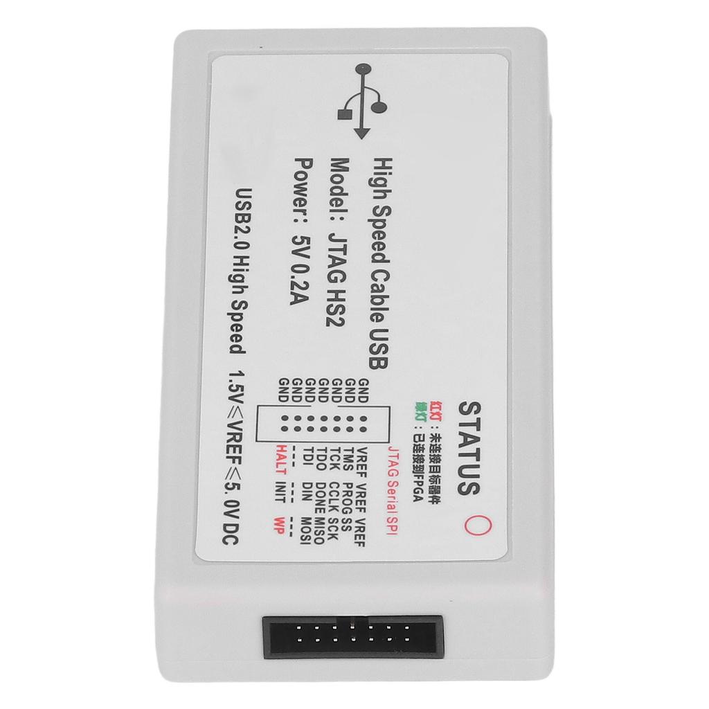 Emulator Download Debugger ABS Housing Debugging Tool Compatible with 1.8V 2.5V 3.3V Devices