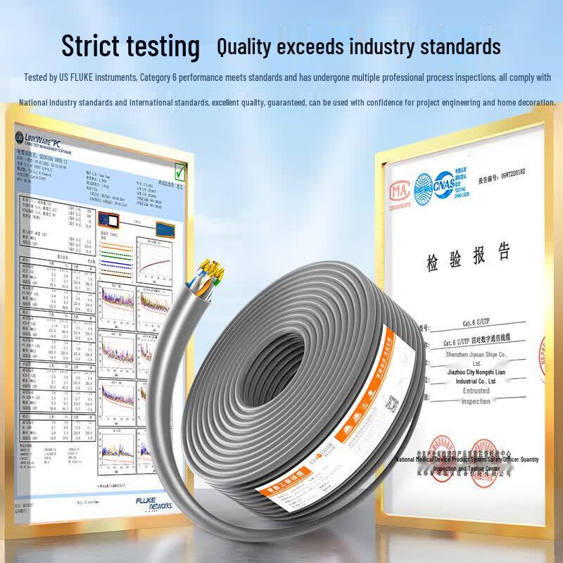 CHOSEAL CAT6 Pure Copper Ethernet Cable