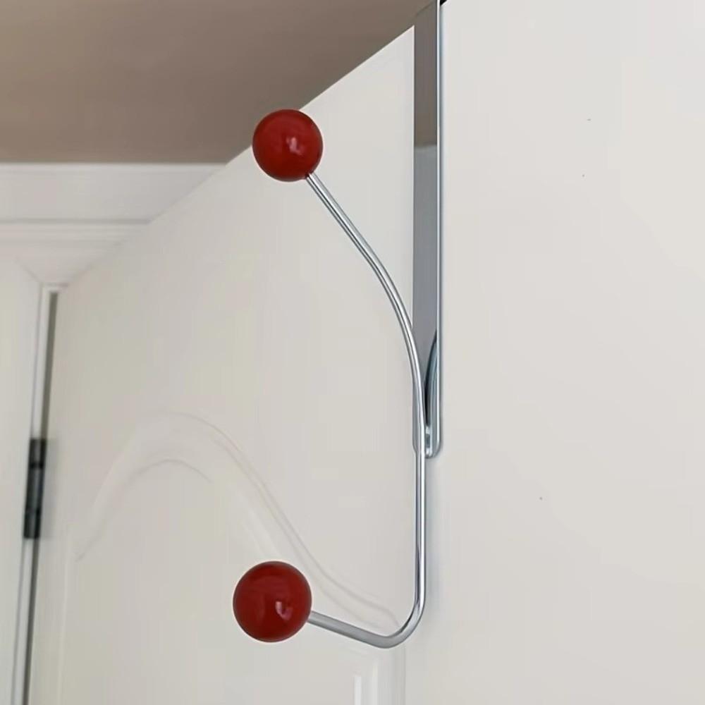 Iron Door Hook Storage Eavy-Duty Metal Hooks Bedroom Kitchen Bathroom Storage