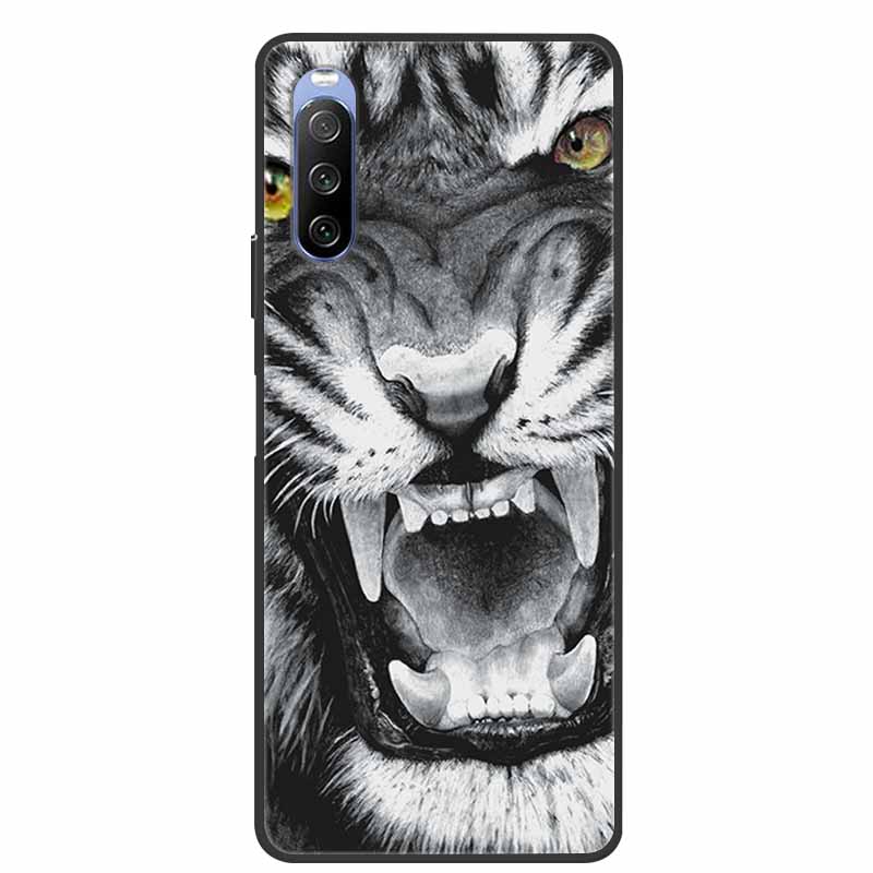 For Sony Xperia 10 IV Cases Soft TPU Silicone Cat Animal Phone Covers For Sony Xperia 1 IV Back Cases Funda for Xperia10IV 6.0''