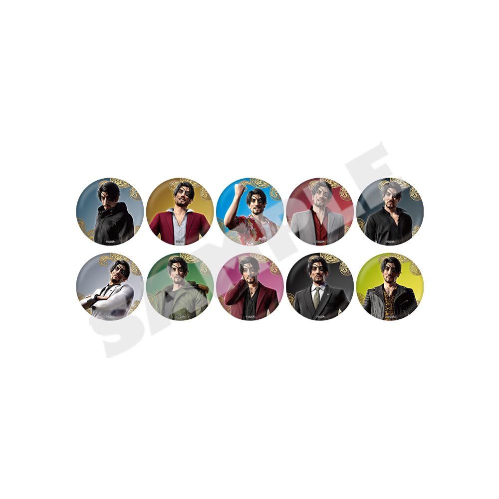 

8 Pirates in Majima Coordinated Badge Collection B Yakuza Gaiden Hawaii (10 types) [BOX] чёрный