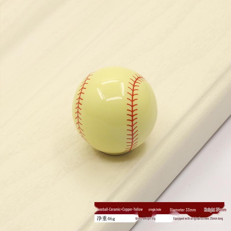 

Cartoon Sports Ceramic Handle for Children s Room Cabinets and Storage Boxes