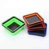 4.53 In Magnetic Screw Tray Collapsible Magnetic Parts Tray Square Silicone Screw Bowl Magnetic Tray Box for Small Metal Part