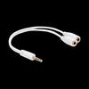 3.5mm Headphone Splitter Cable: 1-to-2 Audio Adapter for Shared Listening