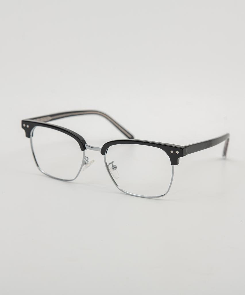 Eseubika Blake-C02 Blue Light Browline Glasses