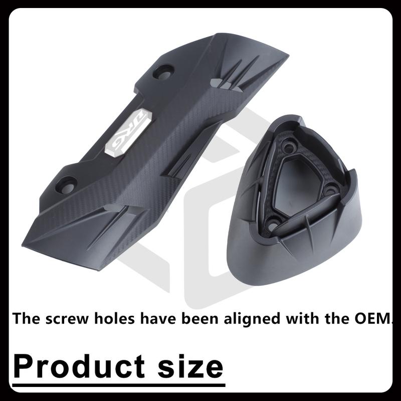 For SYM DRGBT MMBCU DRG 150 158 Motorcycle Exhaust Cover Heat ulation Cover Muffler Cover Combat Wind Exhaust pipe decoration