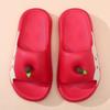 Red Apple Slippers Summer New Indoor Home Wear EVA Thick Bottom Cute Cartoon Women Sandals