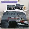 Ayrton Senna racing Pattern Bedding,Quilt Set Quilt Cover Pillowcase Home Birthday Gift (1*duvet cover+2*pillowcase,without core)NSJT0928194