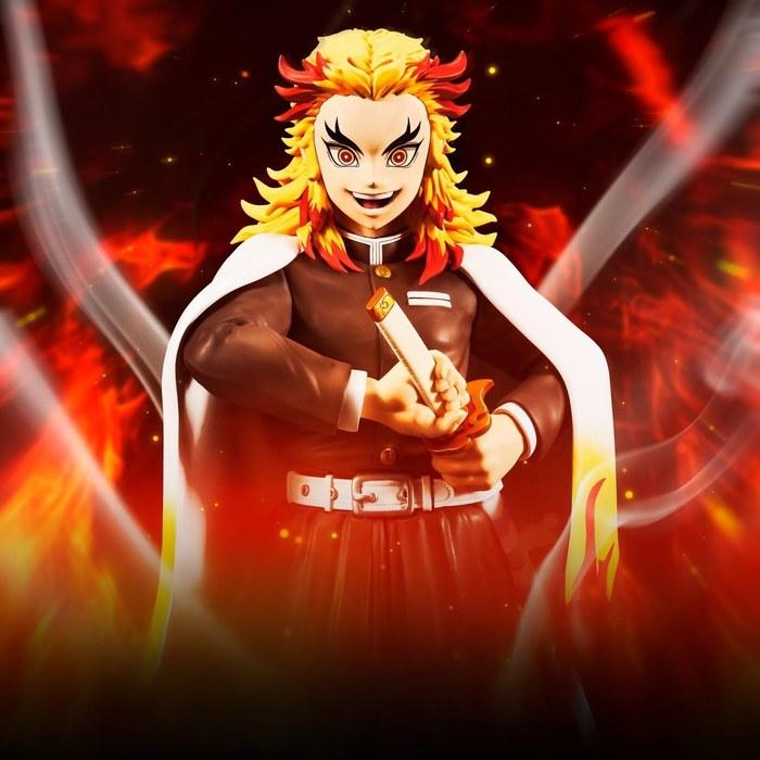 [Kimetsu no Yaiba] Figure Rengoku Kyoujurou Grandista (Approx. 24cm, Red & Gold)