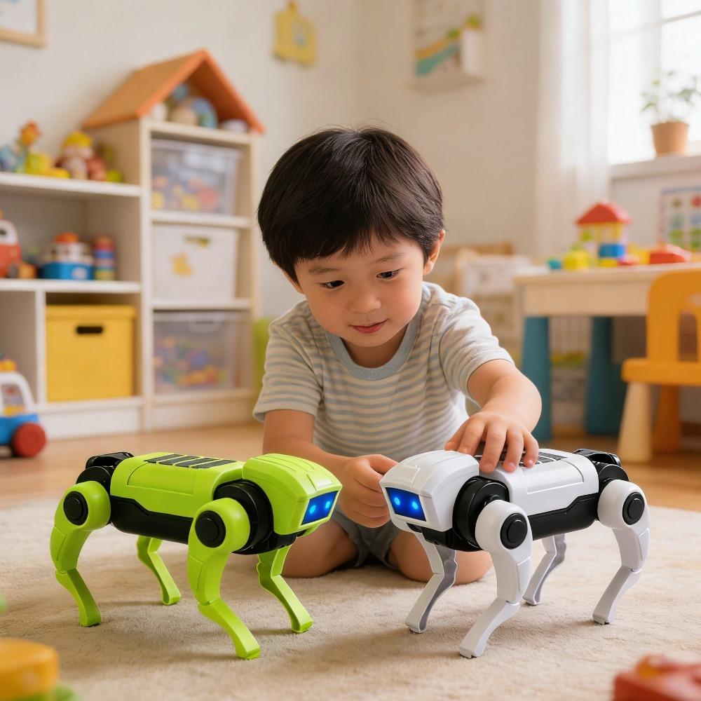 Robot Dog Children's Interactive Toy Simulated Walking Movements Mechanical Dog Toy Children's Educational Crawling Toys