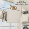 Strapazierfähige Einziehbare Wäscheleine Edelstahl Doppelleine Wäscheleine Badezimmer Trocknung