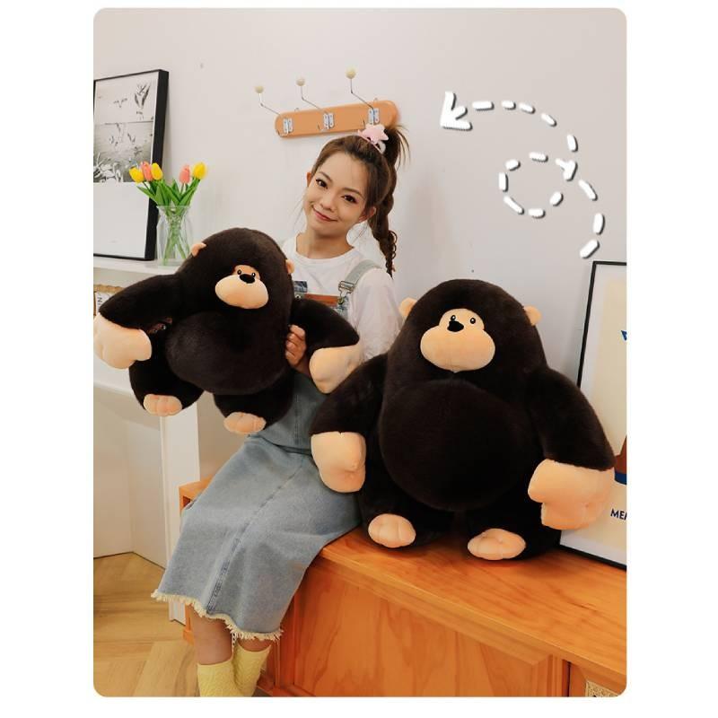 Gorilla Animal Plush Toy Cartoon Stuffed Doll Room Sofa Decoration Kids Gift