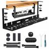 Organizer Shelf For Cables Under The Desk Countertop Cover For Cables Holder