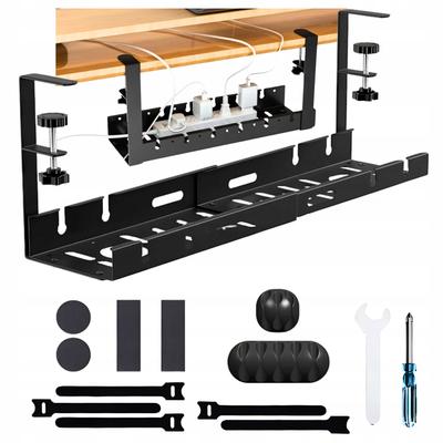 Organizer Shelf For Cables Under The Desk Countertop Cover For Cables Holder