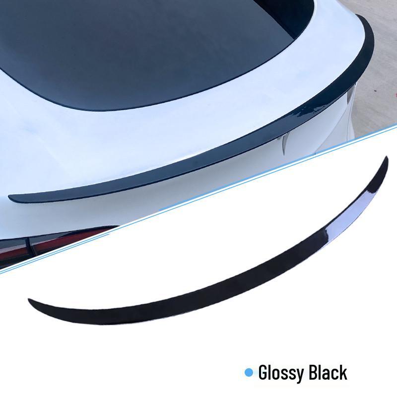 High Performance Rear Spoiler for Tesla Model 3/Y - Carbon Fiber Texture, Original Style, P Version by Ya Qi Accessories