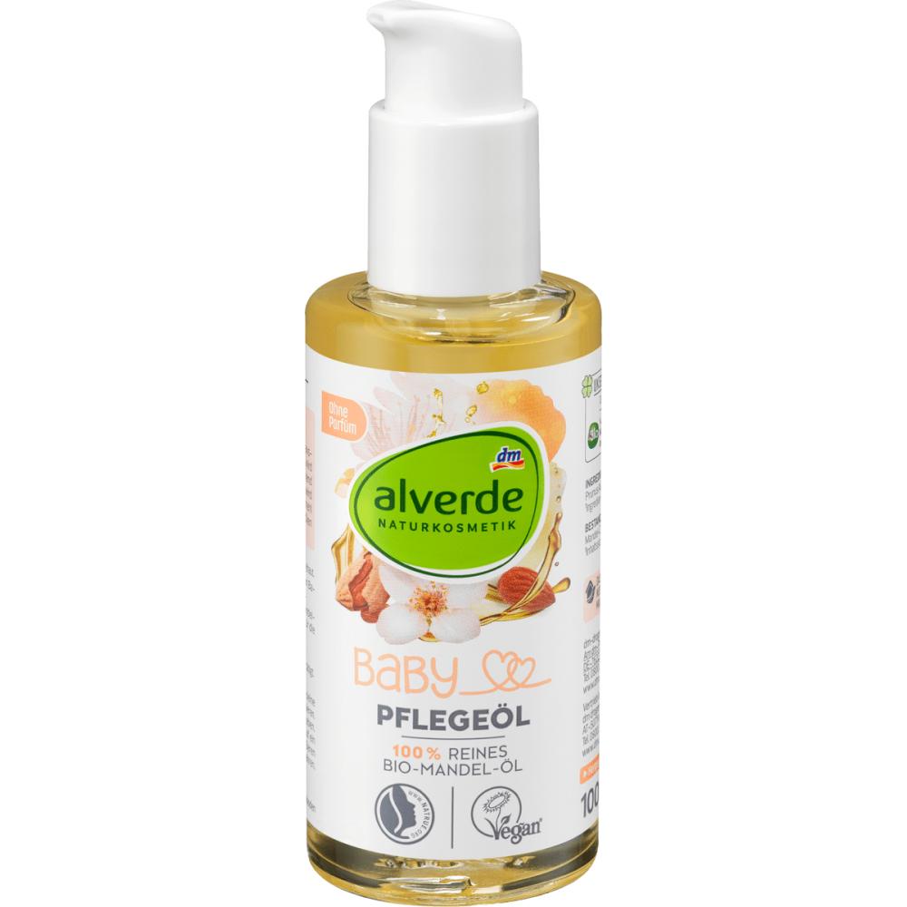 Germany DM Alverde Baby 100% pure organic almond oil 100ml